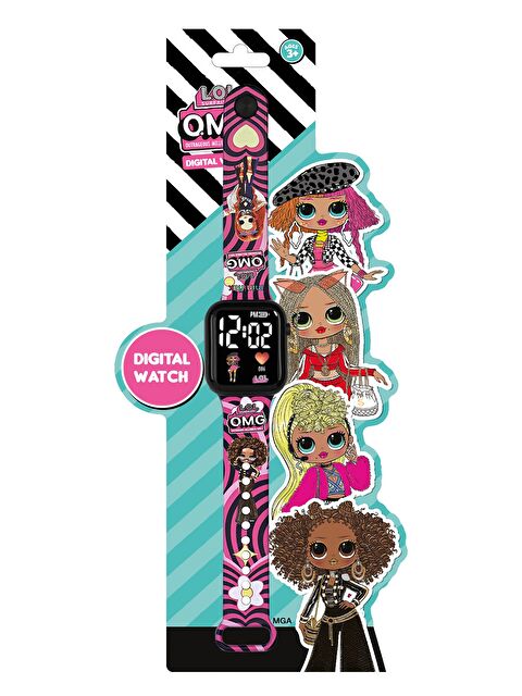 MiniFlak LOL Surprise! Lisanslı OMG5089 Pembe-Mavi Çocuk Kol Saati - S000335096-37526