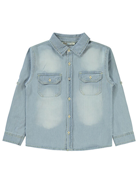 Civil Boys Erkek Çocuk Gömlek 6-9 Yaş Açık Mavi - S000382076-17437