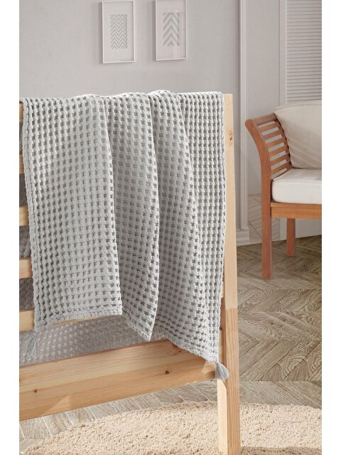 Casadora Baby 100% Pamuk Bebek Kalın Pike Örtüsü - Gri - S000061120-20600