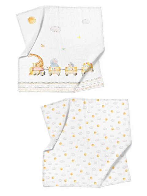 Casadora Baby Loco Voyage %100 Pamuk Müslin Örtü Seti - (90x90 cm 2'li) - S000064597-37243