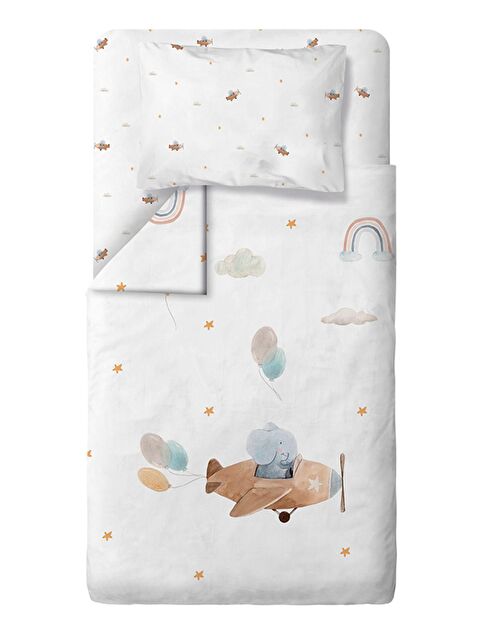 Casadora Baby Happy Tony 100% Pamuk, Saten Tek Kişilik Çocuk Nevresim Takımı - S000217275-37243