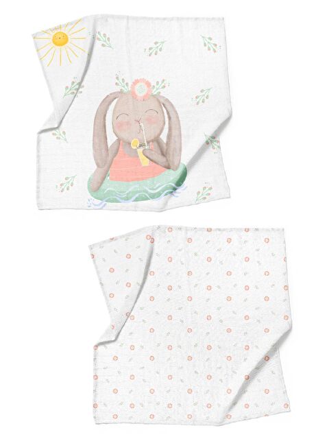 Casadora Baby Loulou %100 Pamuk Müslin Örtü Seti - (90x90 cm 2'li) - S000064589-37243