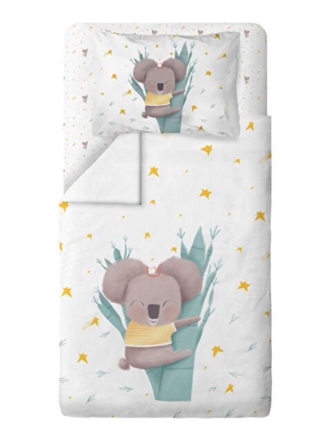 Casadora Baby Koko %100 Pamuk, Saten Tek Kişilik Çocuk Nevresim Takımı - S000217269-37243