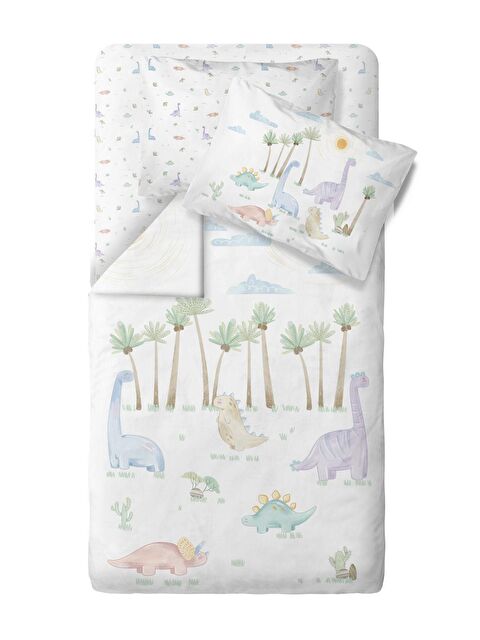 Casadora Baby Dino %100 Pamuk Saten Bebek Nevresim Takımı - S000057567-20063