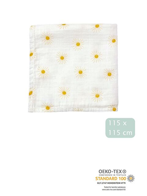 Casadora Baby Soleil %100 Pamuk Müslin Örtü - 115x115 cm - S000064602-37243