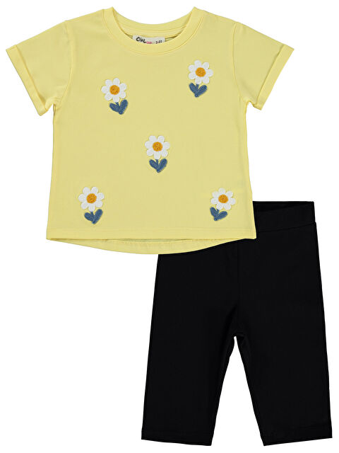 Civil Girls Kız Çocuk Takım 2-5 Yaş Açık Sarı