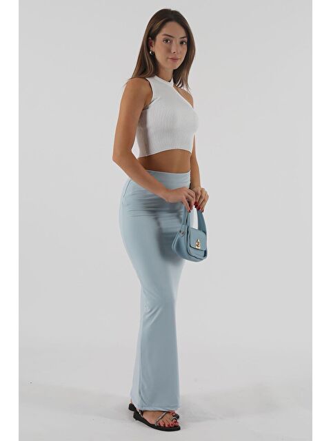 Madmext Mavi Maxi Basic Etek Mg1890 - S000058995-17234