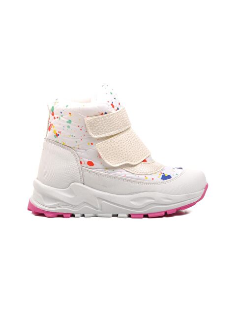 Ayakmod Fy223-P Beyaz İçi Polarlı Memory Taban Kız Çocuk Kar Botu - S000091886-20063