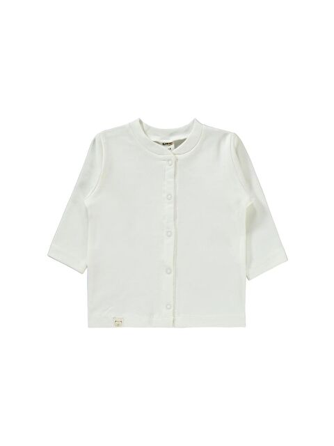 Civil Baby Düz 1-6 Ay Pijama Takımı - Ekru 1-3 Ay - S000233088-19965