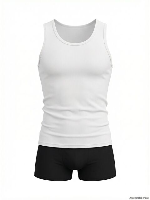 D'S damat Comfort 2'li Atlet BEYAZ