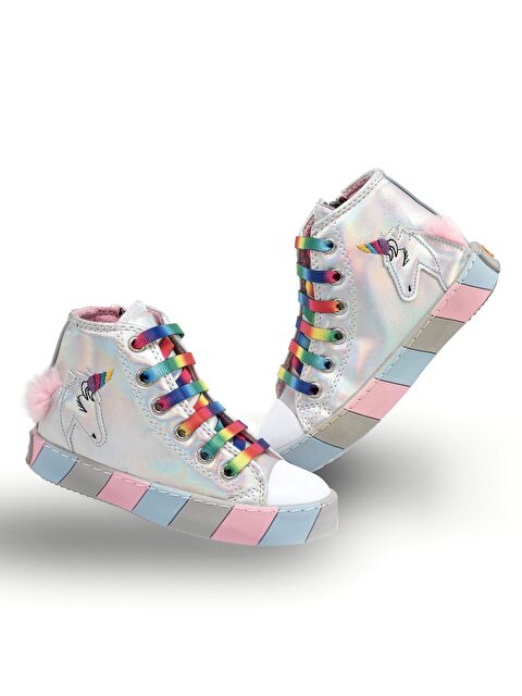 Casabony Hologram Yandan Dikişli Ortopedik Kız Sneakers - S000103971-24196