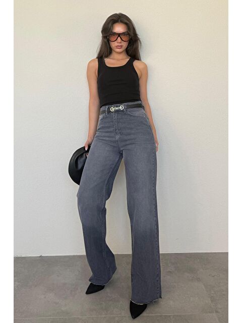 Madmext Füme Palazzo Yüksel Bel Kadın Jean Mg1494 - S000122093-33408