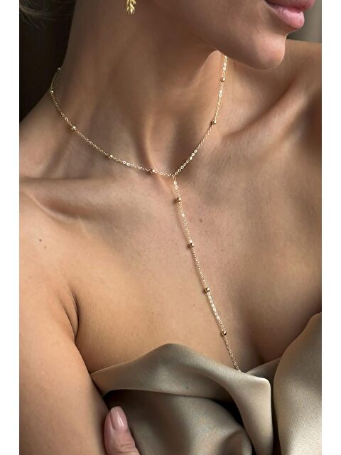 New Obsessions Çelik Y Kolye - S000387036-20076