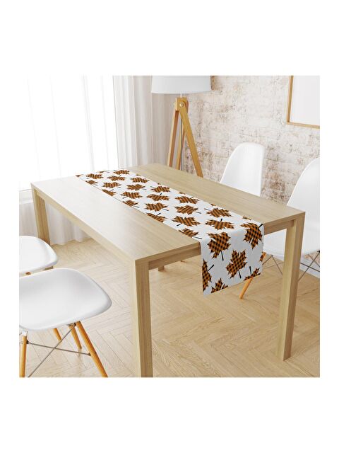 Evmila Sonbahar Yapraklı Desen Runner Llrn 66 40x140 cm - S000088164-23173