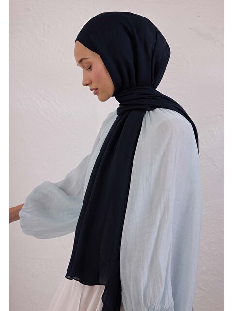 Fresh Scarfs Lacivert Soft Viskon Şal