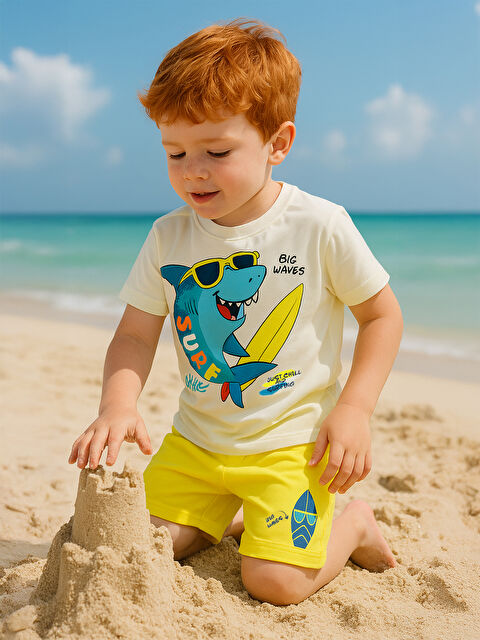 Civil Boys Erkek Çocuk Şort 2-5 Yaş Neon Sarı