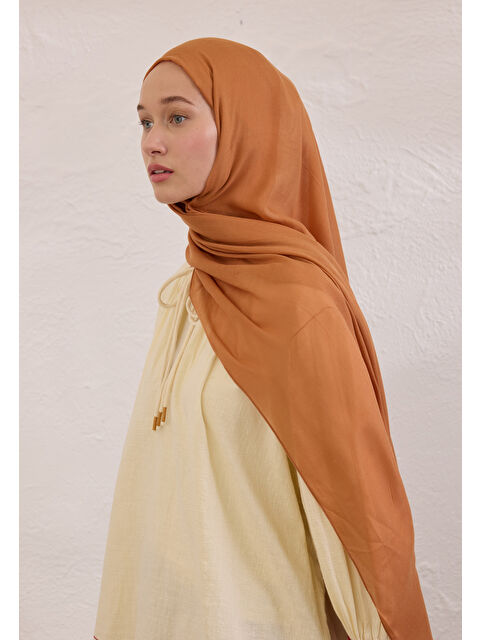 Fresh Scarfs Soft Viskon Şal Badem