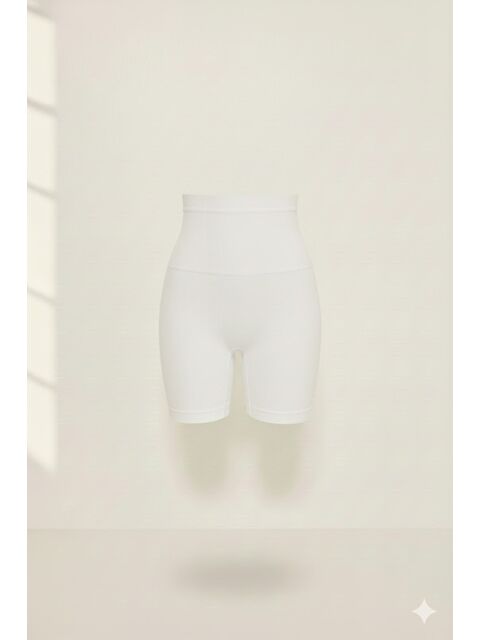 C&City C12063 Yüksek Bel Popo Açık Korse Beyaz - S000222254-20063