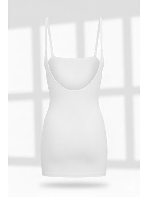 C&City C15043 Göğsü Açık Masaj Özellikli Atlet Korse Beyaz - S000223034-20063