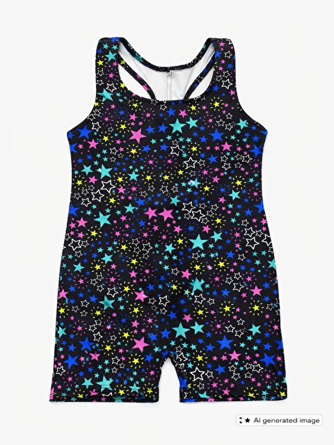 My Kids Wear Kız Çocuk Yüzücü Tulum Mayo 5-15 Yaş 11821 - S000401563-23173