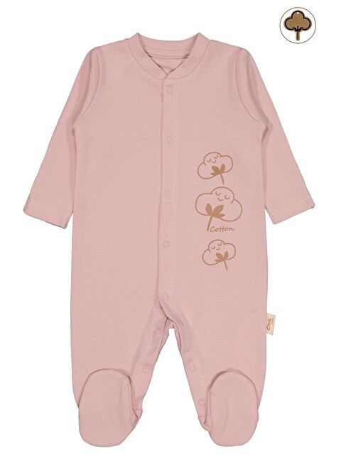 Civil Baby Organik Pamuklu Yenidogan 0-3 Ay Tulum - Pembe 0-1 Ay - S000201679-20024