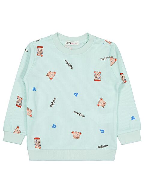 Civil Girls Ayıcık Baskılı 2-5 Yaş Sweatshirt - S000467902-1180
