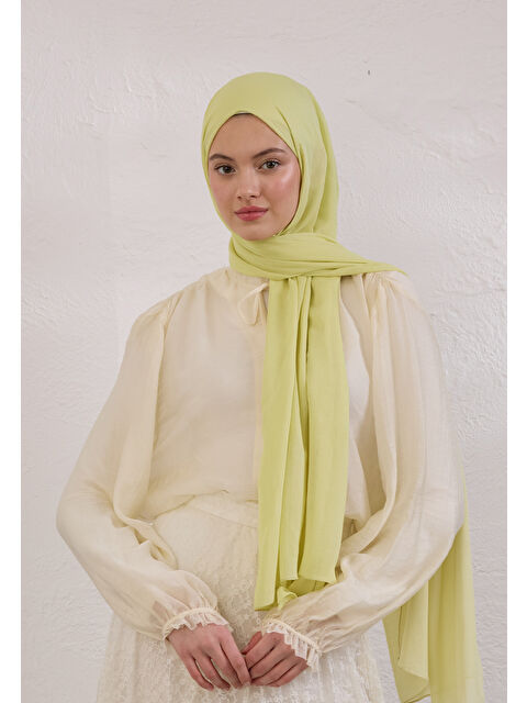 Fresh Scarfs Soft Sarı Soft Viskon Şal