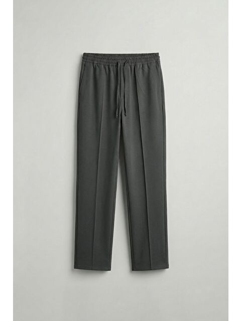Abluka Online Erkek Beli Lastikli Baggy Pantolon Füme - S000109382-33408