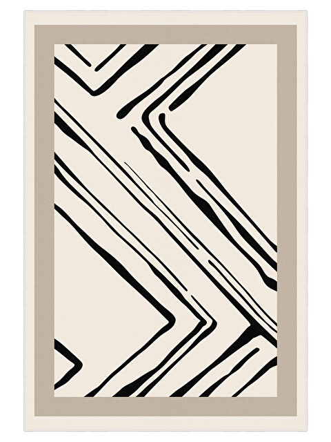 Homefesto Modern Dekoratif Yıkanabilir Kaymaz Taban Halı – İnce, Yumuşak Salon Halısı, Mutfak Halısı ve Yolluk - S000448949-19966