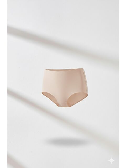 C&City C12804 Kadın Yapıştırma Brezilya Lazer Slip Vizon - S000222063-26429