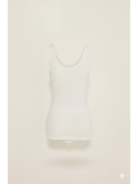 C&City C15015 Dikişsiz Atlet Korse Beyaz - S000222273-20063