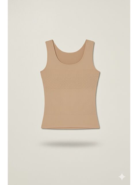 C&City C15012 Dikişsiz Toplarlayıcı Atlet Ten - S000222288-26407