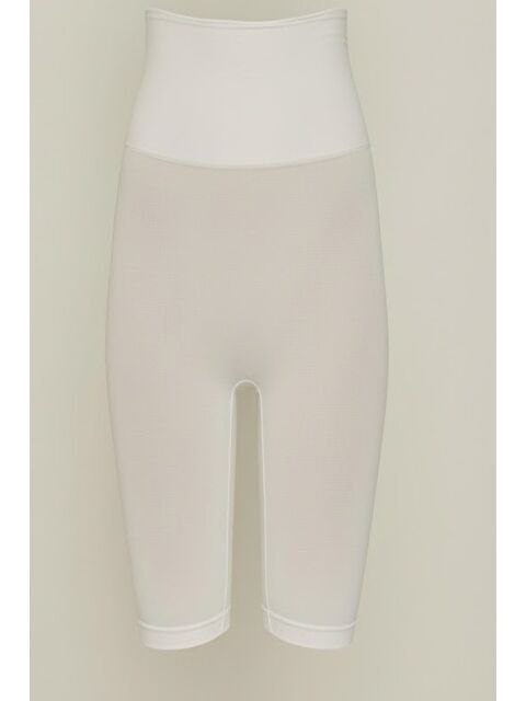 C&City C13200 Yüksek Bel Uzun Paça Korse  Beyaz - S000222307-20063