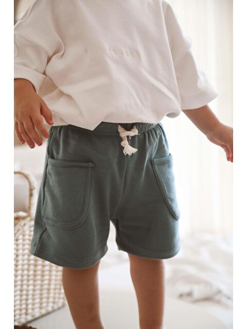 Oh La La Koala For Little Ones Yeşil Basic Cepli Çocuk Şort