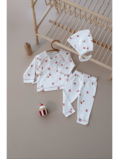 Oh La La Koala For Little Ones Çan Baskılı Pure Hug Serisi Kruvaze 3'lü Takım