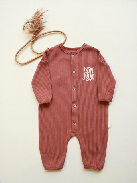 Oh La La Koala For Little Ones Bonjour Düğmeli Bebek Tulum - S000488012-19413