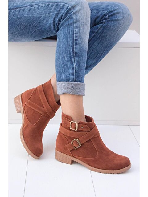 Fox Shoes A726191002 Taba Kadın Bot - S000054504-37454