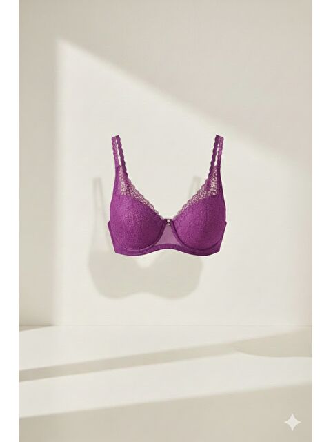 C&City Destekli Sütyen C13014 Mor - S000221939-20042