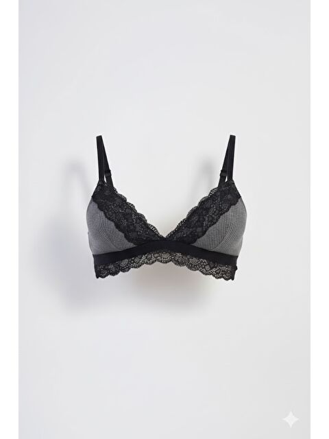 C&City Bralet Sütyen C18130 Antrasit - S000222142-29666
