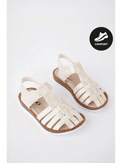 Muggo Rapun Günlük Ortopedik Hafif Taban Cırtlı Kız Çocuk Sandalet - S000193704-19928