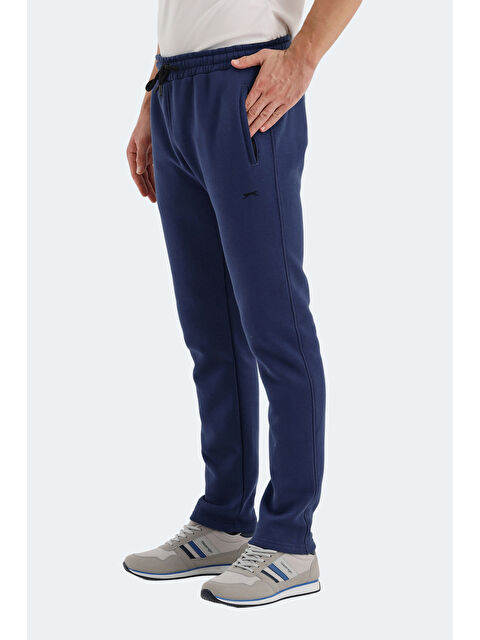 SLAZENGER KORSA Erkek %100 Pamuk Eşofman Altı Lacivert - S000320740-21164