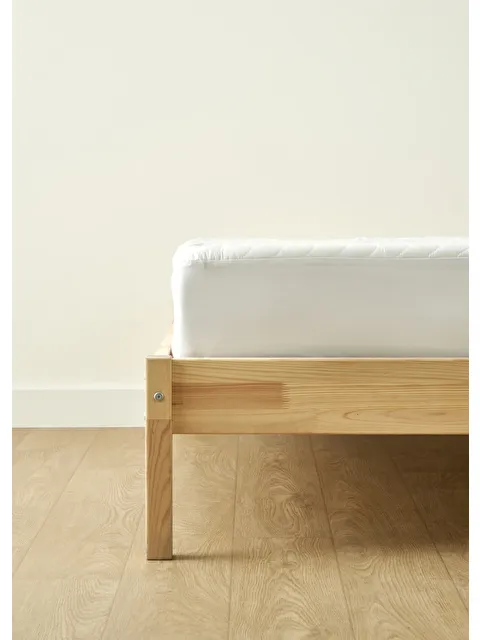 Bella Maison Sıvı Geçirmez Microfiber Kapitoneli Fitted Yatak Alezi Beyaz - S000180434-20063