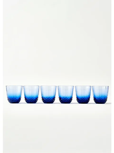 Bella Maison Colore Kesme Bardak 6'lı Mavi - S000028292-17234