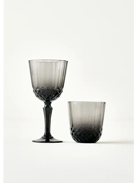 Bella Maison Colore Kesme Bardak-Kadeh Seti 12'li Antrasit - S000028293-29666