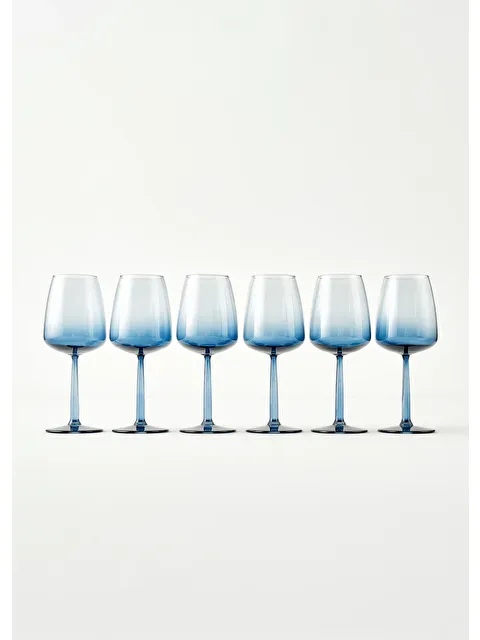 Bella Maison Soft Kadeh Seti 6'lı Mavi - S000029318-17234