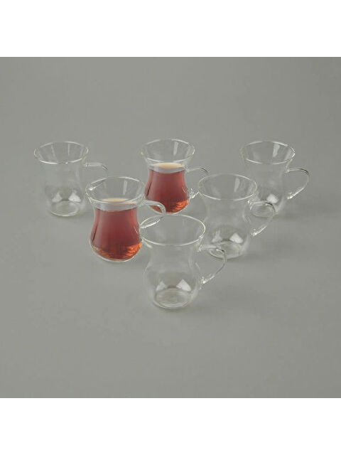 Paçi Keyif 6'lı Cam Kupa - Şeffaf - 200 ml - S000391558-26865