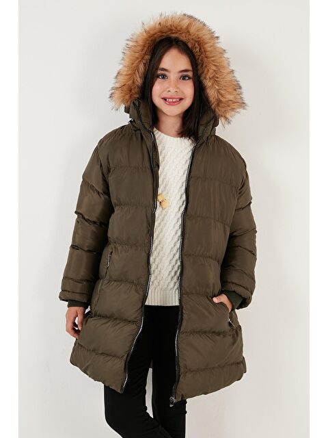 Lela İçi Pelüş Astarlı Çıkarılabilir Kapüşonlu Suya Dayanıklı Mont 5761910 - S000040941-18547