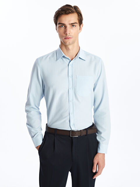 KOOR Regular Fit Beyaz Erkek Gömlek EG136