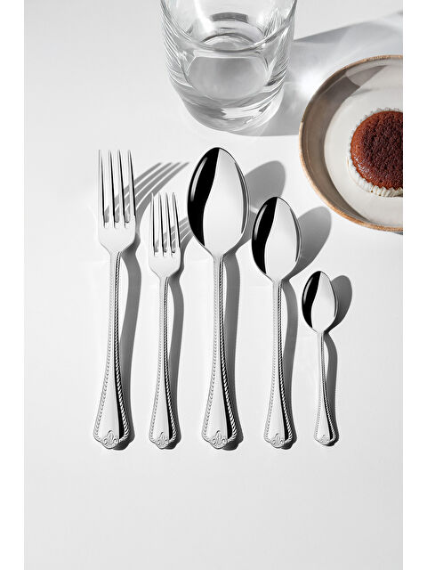 Nehir Fulya Sade 6 Kişilik 36 Parça Kutulu Çatal Kaşık Bıçak Takımı - S000496099-18105