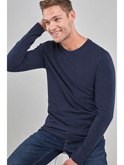 Süperlife Erkek Bisiklet yaka Sweatshirt SPR24TS41 - S000265556-21164